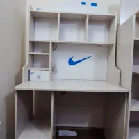 کتابخانه و میز تحریر و تخت تمام ام دی اف نایک