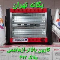 بخاری هیتر برقی ۴ شعله فن دار پارس کوشان مینیاتور|بخاری، هیتر، شومینه|قدس, شهر‌قدس|دیوار