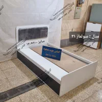 تخت یک نفره الماس چوب مسعود ( مدل سولماز ۳۱ )|تخت و سرویس خواب|تهران, اوقاف|دیوار