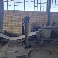 خط رول باز کن و صاف کن ورق تا ۱۵ میل با گیوتین و