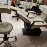 فروش صندلی برقی آرایشگاه رنگ نارنجی