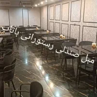 مبل صندلی رستوران رستورانی فستفود کد012