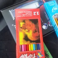 مداد رنگی تیپ تاپ و مداد مشکی اسکای|لوازم التحریر|دوگنبدان, |دیوار