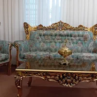 مبل سلطنتی ۹ نفره چوب راش|مبلمان خانگی و میز عسلی|ابهر, |دیوار