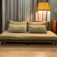 مبل حصیری با میز