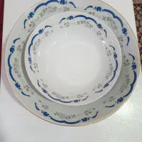کاسه چینی مقصود  نو و  لیوان ایرانی