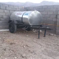 تانکر چرخ دار ۲۱۰۰لیتری با ورق سفیدبدون کارکرد خشک