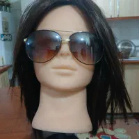 مانکن سر موی طبیعی انسان با پایه وگیره
