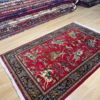 قالیچه ۳ متری قم طرح شکارگاه|فرش|تهران, سلسبیل شمالی|دیوار