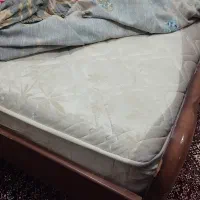 تخت دو نفره درحدنو با تشک|تخت و سرویس خواب|مشگین شهر, |دیوار