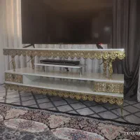 میز تلویزیون برنجی