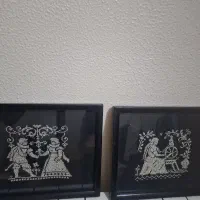 چند عدد تابلوی شماره دوزی و یک تابلو نوشته|تابلو، نقاشی، عکس|شاهین‌شهر, مورچه خورت|دیوار