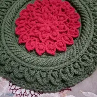 فرشینه ماندالا قلاب بافی