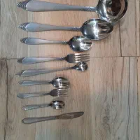سرویس قاشق و چنگال استیل