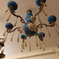 لوستر فیروزه 6شاخه