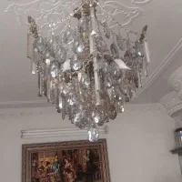 لوستر در حد نو مدل کریستالی|لوستر و چراغ آویز|اصفهان, باتون|دیوار