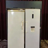 یخچال یخساران و هایسنس سفید در حد نو