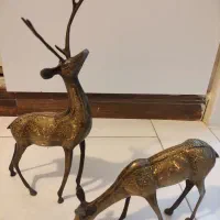 آهو و گوزن برنجی