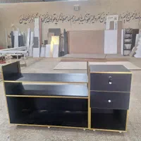 شلف پیشخوان‌ مشکی‌طلایی cncخور قفسه ویترین استند|فروشگاه و مغازه|اصفهان, گورت|دیوار