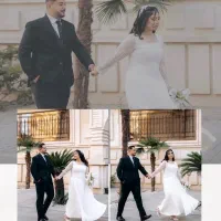 عکاسی تخصصی عقد و بله برون پاییزی و فضای باز