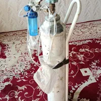کپسول اکسیژن ساز با مانومتر و چرخ حمل کپسول