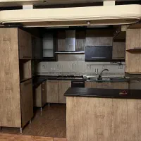 کابینت MDF به همراه گاز و سینک و هود استیل البرز