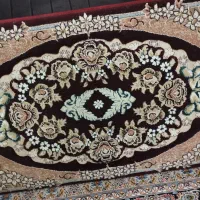 پشتی فرشی گل برجسته