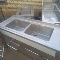 سینک ظرفشویی صنعتی .وان شستشو
