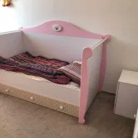 سرویس خواب کودک و نوجوان آپادانا مدل رابیت + تشک|تخت و سرویس خواب|خوی, |دیوار