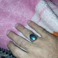 انگشتر حدید صینی نقره۹۲۵ اصلی
