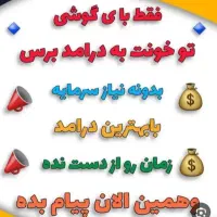 در خانه با گوشی تو دستتون درآمد بسازید|استخدام بازاریابی و فروش|پارس‌آباد, |دیوار