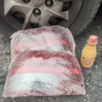 لاستیک با رینگ و یکسری لوازم پرایدی