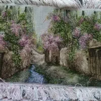 تابلو فرش دستبافت طرح کوچه باغ|تابلو فرش|تهران, شهرک دانشگاه|دیوار