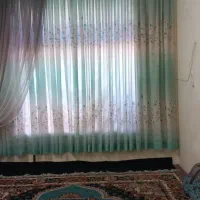 پرده حریر طرحدار