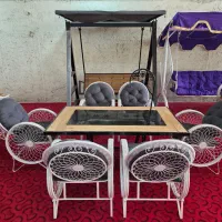 میز آتشدان، میز آتشکده و صندلی باغی با کیفیت بالا|میز و صندلی غذاخوری|خمینیشهر, |دیوار