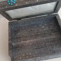 جعبه چوبی تزیین شده|صنایع دستی و سایر لوازم تزئینی|مسجد سلیمان, |دیوار