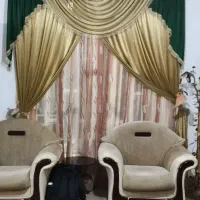 پرده سالن|پرده، رانر، رومیزی|شیراز, شهرک فرهنگیان|دیوار