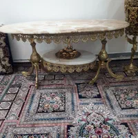 میز جلومبلی برنجی