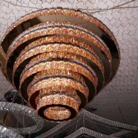 لوسترهای کریستالی مدرن اپلیکیشن دار