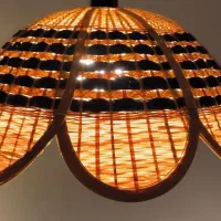 لوستر تک شاخه حصیری|لوستر و چراغ آویز|تهران, خواجه نصیر طوسی|دیوار