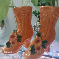 گلدان طرح کفش قدیمی