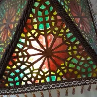 لوستر طرح گره چینی هنر دست|لوستر و چراغ آویز|اصفهان, شاهزاده ابراهیم|دیوار