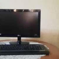 مانیتور LG و کیبورد سیمی FARASSOO