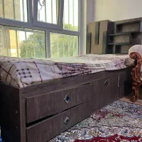 تخت ۱نفره ام دی اف محکم|تخت و سرویس خواب|تهران, نظام‌آباد|دیوار
