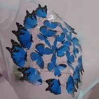 دسته گل پروانه‌ایی|گل مصنوعی|کوچصفهان, |دیوار