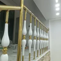 نرده شیشه سکوریت و استیل