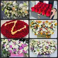 انواع دسته گل خواستگاری و عروس و تاج گل و باکس و|گل و گیاه طبیعی|شیراز, ستارخان|دیوار