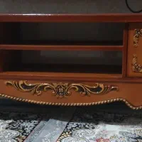 میزتلویزیون چوبی