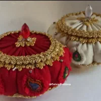 دوخت قندون  سنتی پته  و‌ مخمل