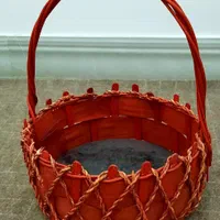سبد دسته دارگل، برای سبزه کاشتن هم زیباست|صنایع دستی و سایر لوازم تزئینی|قم, آذر (نکویی)|دیوار